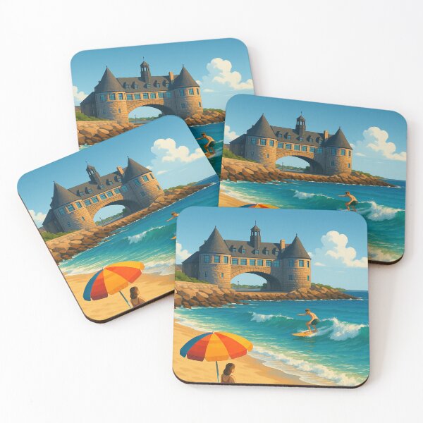 Item preview,  Narragansett Surf and Stone Towers designed and sold by Places On Earth.
