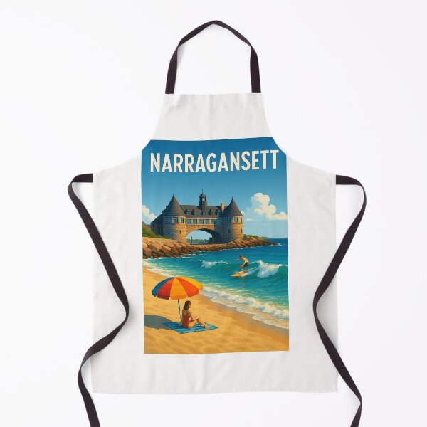 Item preview, Narragansett Surf and Stone Towers designed and sold by Places On Earth.