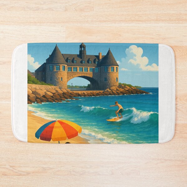 Item preview,  Narragansett Surf and Stone Towers designed and sold by Places On Earth.