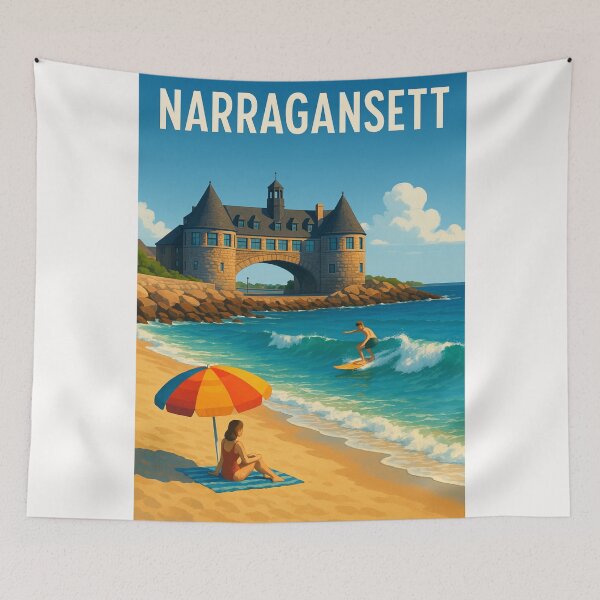 Item preview,  Narragansett Surf and Stone Towers designed and sold by Places On Earth.