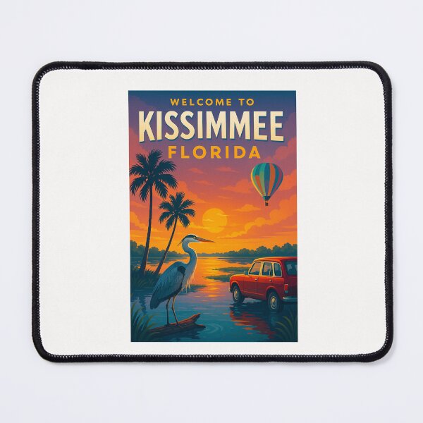 Item preview, Kissimmee Lakeside Sunset with Heron designed and sold by Places On Earth.