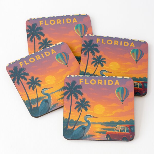 Item preview, Kissimmee Lakeside Sunset with Heron designed and sold by Places On Earth.