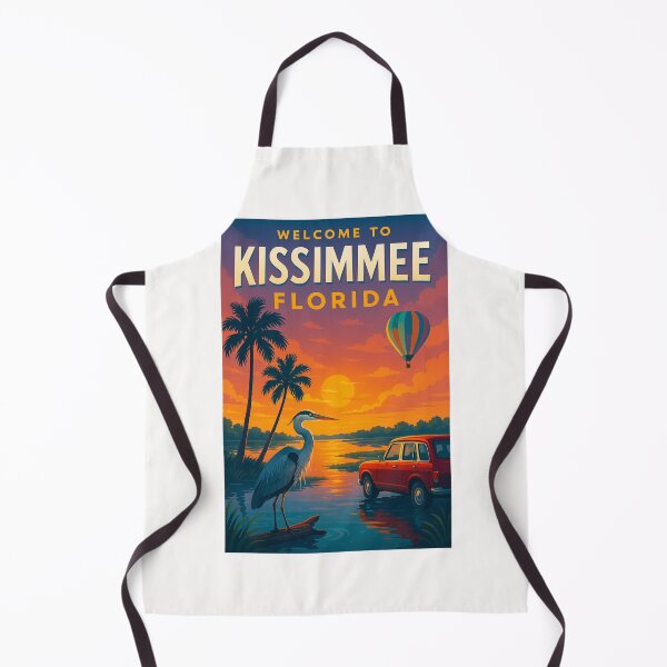 Item preview, Kissimmee Lakeside Sunset with Heron designed and sold by Places On Earth.