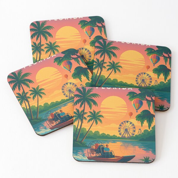 Item preview, Airboat Ride in Kissimmee at Sunset designed and sold by Places On Earth.