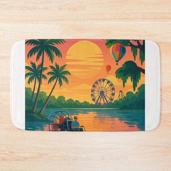 Item preview, Airboat Ride in Kissimmee at Sunset designed and sold by Places On Earth.