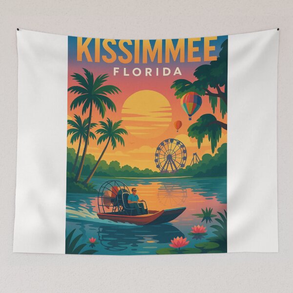 Item preview, Airboat Ride in Kissimmee at Sunset designed and sold by Places On Earth.
