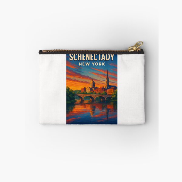 Item preview, Sunset Skyline of Schenectady designed and sold by Places On Earth.