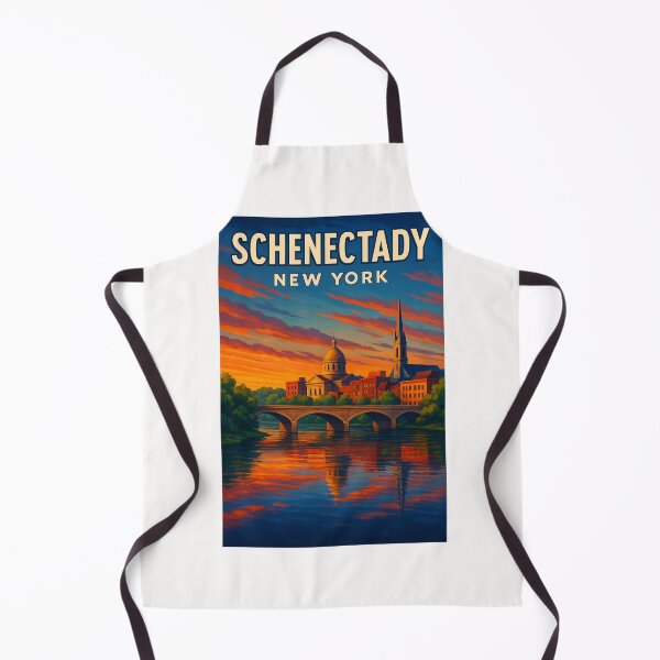 Item preview, Sunset Skyline of Schenectady designed and sold by Places On Earth.