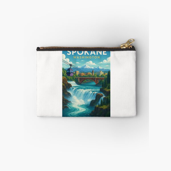 Item preview, Spokane Waterfalls and Cable Car designed and sold by Places On Earth.