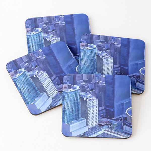 Item preview, Square Gardens and Circular Buildings designed and sold by RCWatercolours.