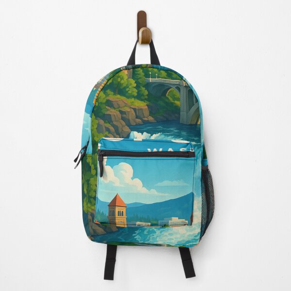 Item preview, Downtown Spokane and the Falls designed and sold by Places On Earth.