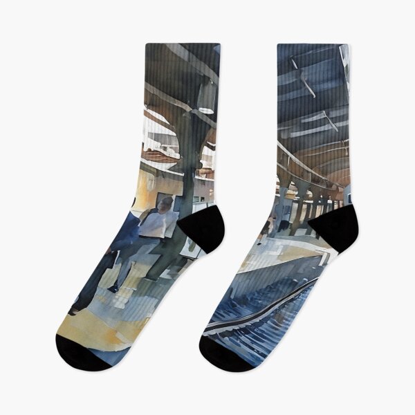 Item preview, Hoboken Terminal Commute designed and sold by RCWatercolours.