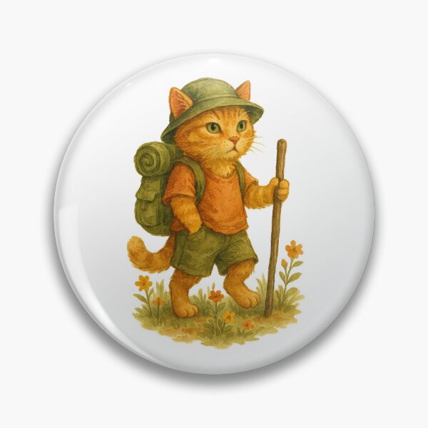 Item preview, Watercolor adventurous cat designed and sold by Bluntdivas.