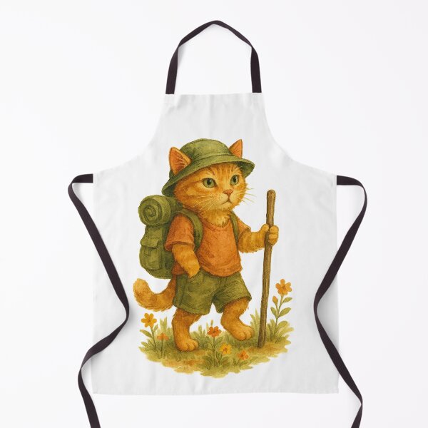Item preview, Watercolor adventurous cat designed and sold by Bluntdivas.