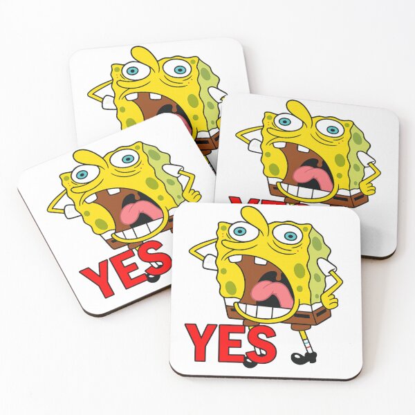 Item preview, Screaming SpongeBob Meme Saying YES designed and sold by NutSkyArt.