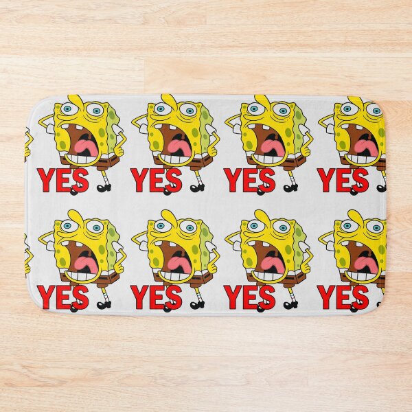 Item preview, Screaming SpongeBob Meme Saying YES designed and sold by NutSkyArt.