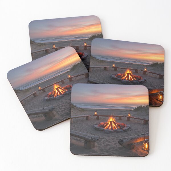 Item preview, Twilight Beach Bonfire designed and sold by EpicEarthscapes.