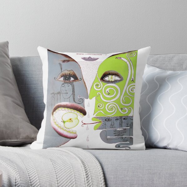 ha-ha Throw Pillow
