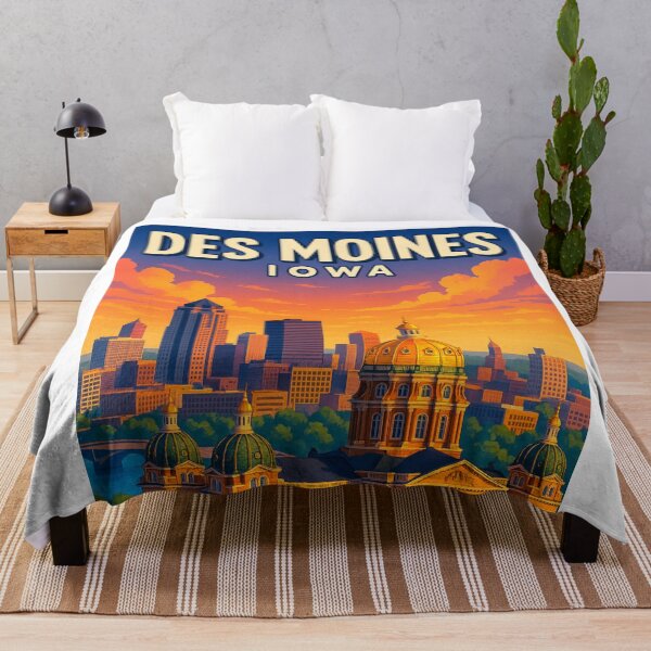 Item preview, Des Moines Skyline and Capitol Dome designed and sold by Aryabek.