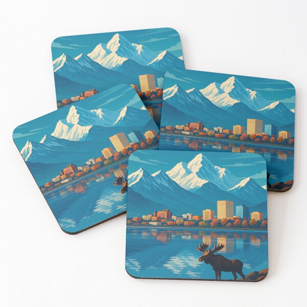 Item preview, Anchorage Moose and Mountain View designed and sold by Aryabek.