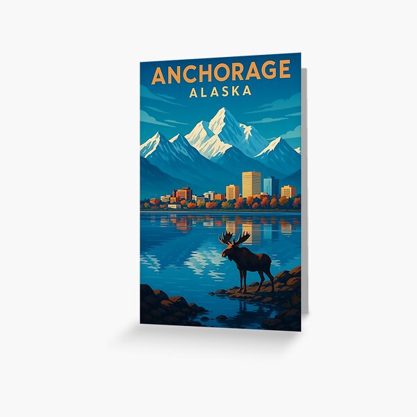 Item preview, Anchorage Moose and Mountain View designed and sold by Aryabek.