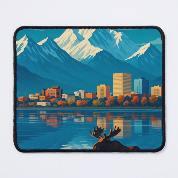 Item preview, Anchorage Moose and Mountain View designed and sold by Aryabek.