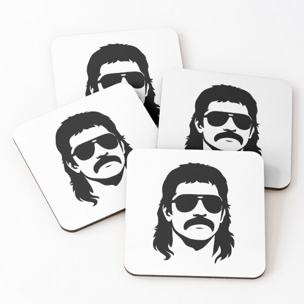 Item preview, MULLET #1 (Mullet Vibes – Retro Stencil Style) designed and sold by RICK-TURNER.