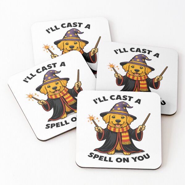 Item preview, Golden Retriever Wizard – “I’ll Cast a Spell on You” Magical Dog Design designed and sold by gooseprinttees.