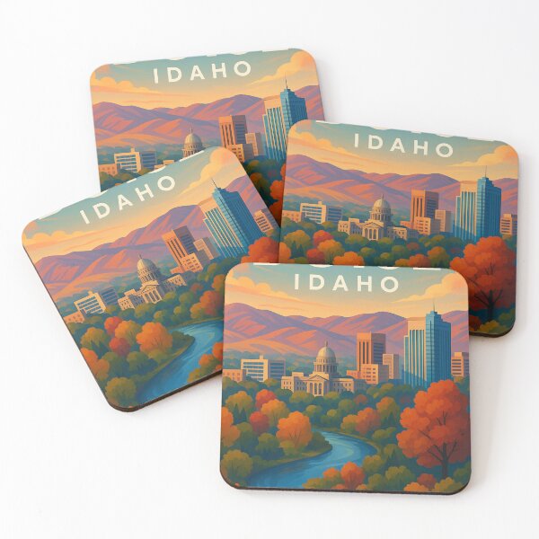 Item preview, Boise Autumn River and Capitol Dome designed and sold by Aryabek.
