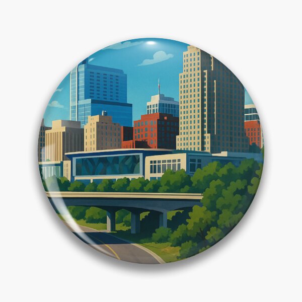 Item preview, Raleigh Skyline with Wildflowers designed and sold by Aryabek.