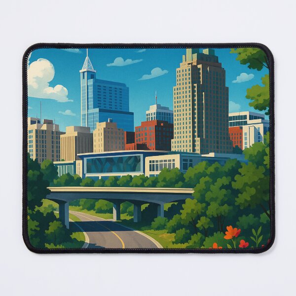Item preview, Raleigh Skyline with Wildflowers designed and sold by Aryabek.