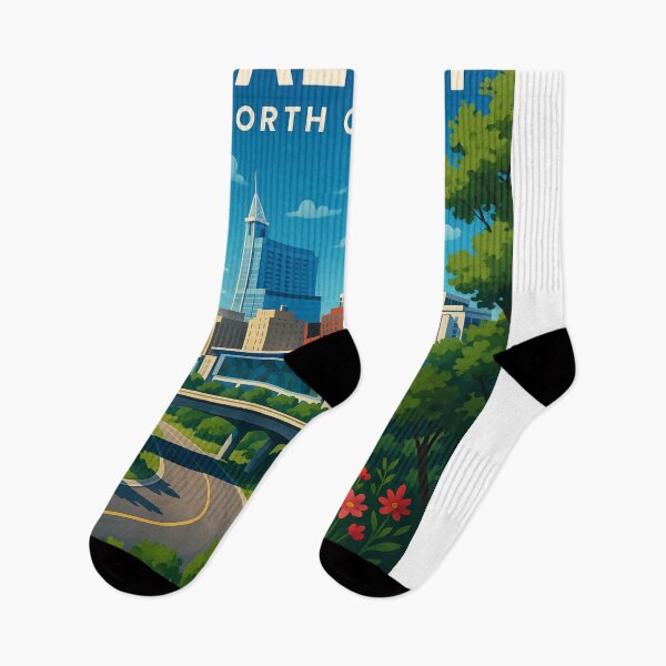 Item preview, Raleigh Skyline with Wildflowers designed and sold by Aryabek.