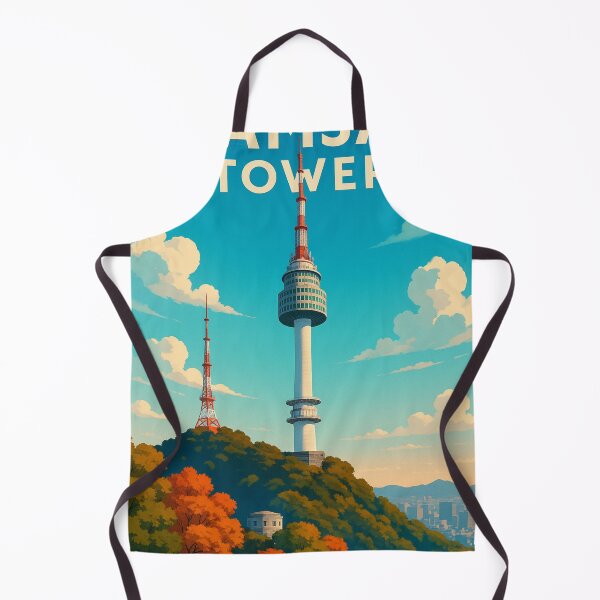 Item preview, Namsan Tower Over Autumn Hillside designed and sold by Aryabek.