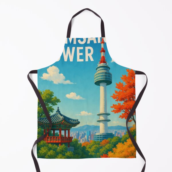 Item preview, Namsan Tower and Traditional Pavilion designed and sold by Aryabek.