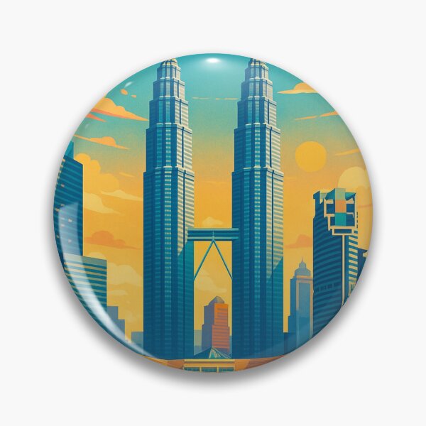 Item preview, KLCC Towers and Reflecting Pool designed and sold by Aryabek.