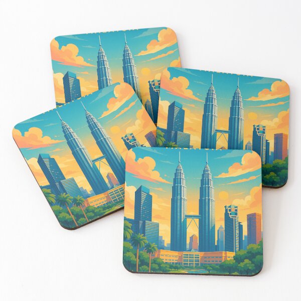 Item preview, KLCC Towers and Reflecting Pool designed and sold by Aryabek.