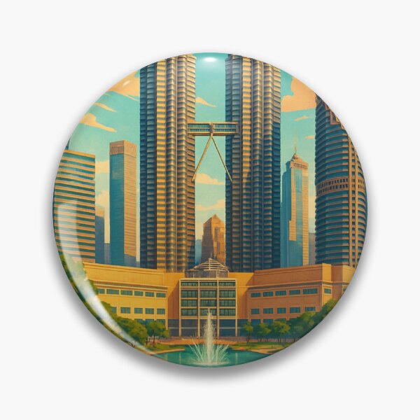 Item preview, KLCC Skyline and Fountain View designed and sold by Aryabek.