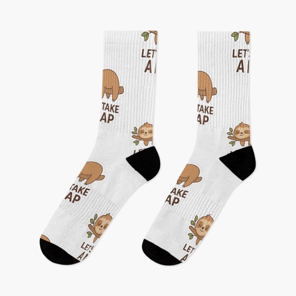 Item preview, Let’s Take a Nap – Cute Sloth Sticker for Nap Lovers designed and sold by Sweety9.