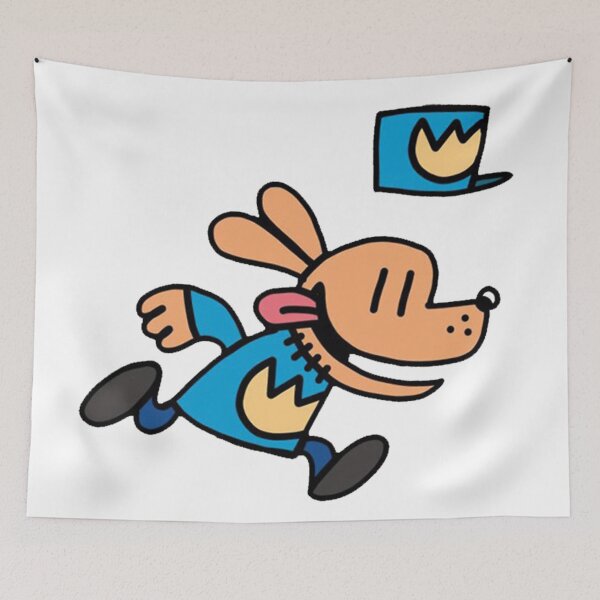 Item preview, Vintage Officer Dog Man Running 2025 designed and sold by erlyJohary.
