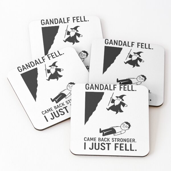 Item preview, Gandalf Fell. I Just Fell – LOTR Mental Exhaustion Shirt designed and sold by Sarcasm99LvL.