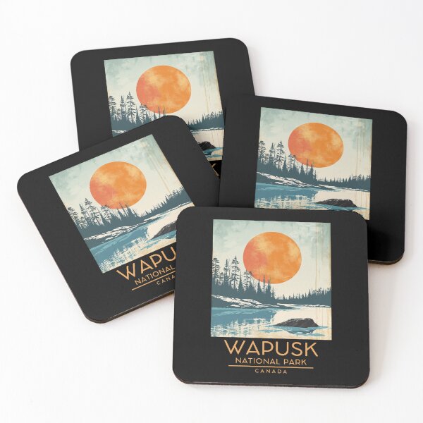Item preview, A Vintage Illustration of Wapusk National Park - Canada designed and sold by GoodOldVintage.