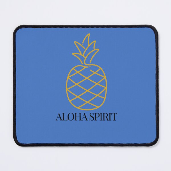 Item preview, Minimalist Gold Line Pineapple Drawing with Aloha Spirit designed and sold by JaegerZA.