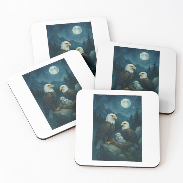Item preview, Night Watch - Eagle family under the stars designed and sold by Very87.