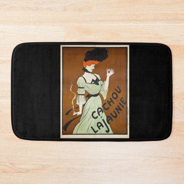 Item preview, Cachou Lajaunie Poster by Leonetto Cappiello | Vintage Spanish Breath Mint Ad | Smokers Candy Print | Retro Wall Decor designed and sold by artofuniverse.