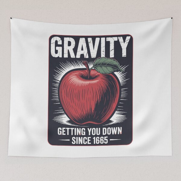 Item preview, Gravity: Getting You Down Since 1665 designed and sold by Angry Swan Designs.