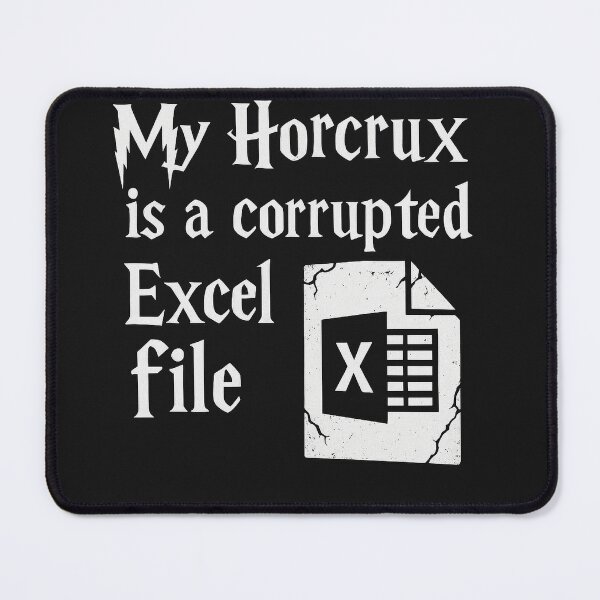 Item preview, My Horcrux Is a Corrupted Excel File – Dark Wizard Office Shirt designed and sold by Sarcasm99LvL.