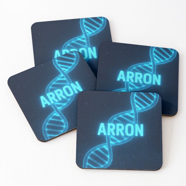 Item preview, ARRON Glowing DNA Strand – Futuristic VR Genetic Name Design designed and sold by VoidBloom Studio.