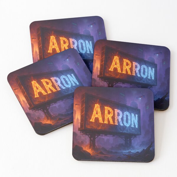 Item preview, ARRON Forged in Fire and Ice – Stone and Frost Name Design designed and sold by VoidBloom Studio.