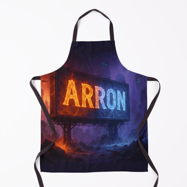 Item preview, ARRON Forged in Fire and Ice – Stone and Frost Name Design designed and sold by VoidBloom Studio.