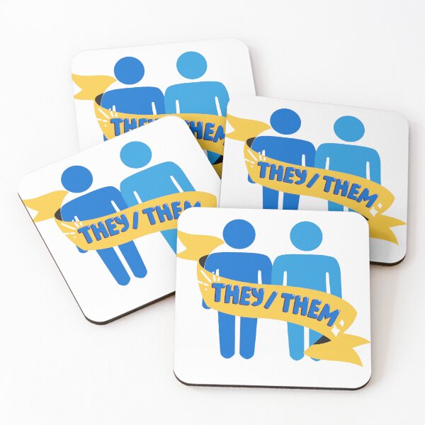 Item preview, They/Them Pronouns – Bold Gender Identity Design for Inclusivity and Pride designed and sold by ArtsyExplorer.